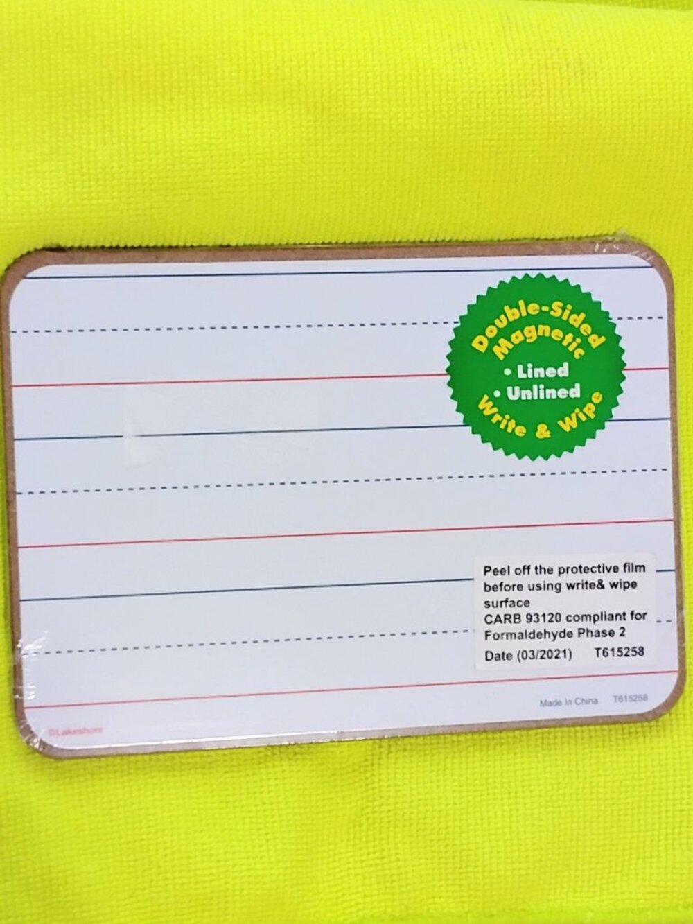 Mini 5x7 Double Sided Magnetic/Wipe-Off Personal Size Board Free MYSTERY Magnets